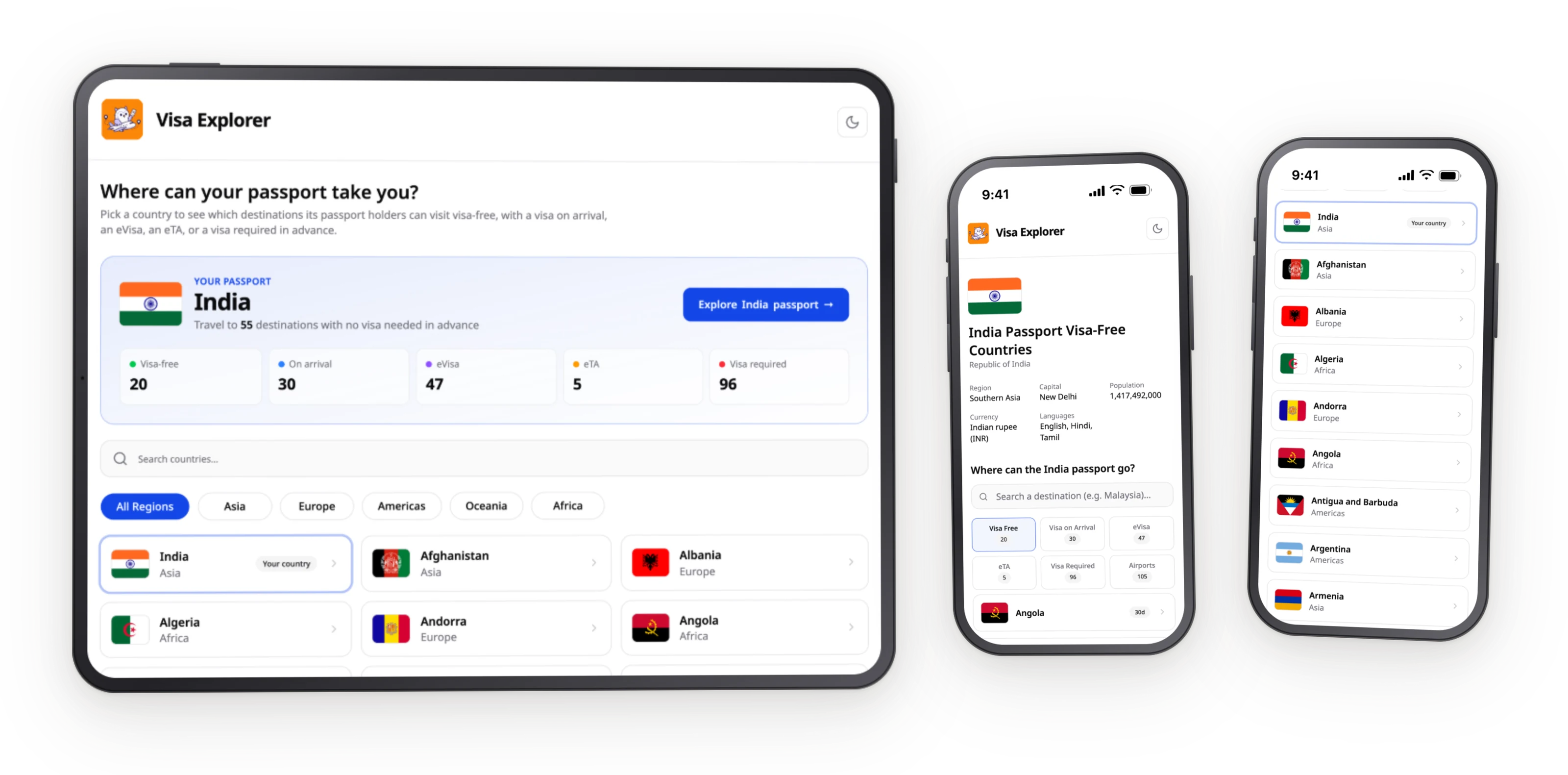 Visa Explorer